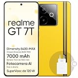 realme GT 7T Smartphone, Dual SIM 5G, 12 GB RAM, 256 GB ROM,6,8",Nero