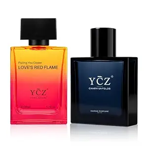 Ycz Ocean Fire Men's Cologne Set, 2-Pack 1.7 Oz Eau de Parfum for Men