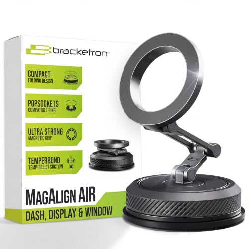 Bracketron MagAlign AIR ROTO MagSafe Car Phone Mount with 360°Arm