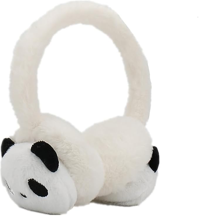 Paraorecchie Per Bambini A Forma Di Panda - Morbidi, Caldi, Regolabili, Per Inverno E Attività All'aperto - Foto 7