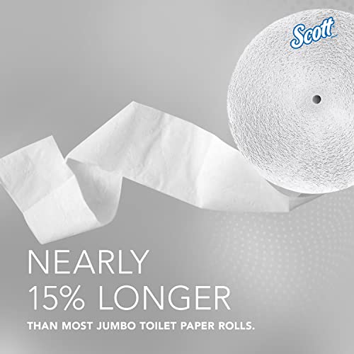 Scott® Coreless High-Capacity Jumbo Roll Toilet Paper (07005), 1-Ply, White, (2,300'/Roll, 12 Rolls/Case, 27,600'/Case) #TOP6