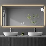 ??Lumière blanche 6000-6500K, lumière chaude 2800-3200K, CRI > 95. Simule la lumière naturelle du soleil pour fournir un éclairage visuel confortable. Par conséquent, même si vous vous concentrez longtemps sur le maquillage ou l'habillement, vos yeux ne seront pas blessés.