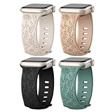 【4枚入り】Knossen コンパチブル Apple Watch バンド 38mm 40mm 41mm 42mm 44mm 45mm 46mm 49mmアップルウォッチ バンド シリコン製 スポーツバンド iWatch Series 11 10 9 8 7 6 5 4 3 2 1 SE に対応 シリコン製 スポーツバンド 交換ベルト 柔らかい 通気 男性 レディース