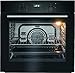 Bomann Forno autark EBO 7906 da incasso con pulizia a vapore, aria calda 3D, conversione d'aria, grill, riscaldamento superiore/inferiore, display LED, timer, sicurezza per bambini, nero