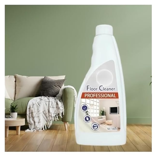 100 ML Floor Cleaner Tile Dirt Brightening Cleaning Floor Powerful Stain Removal Wood Floor Scratch Polishing Tile Cleaner Liquid(8PCS)