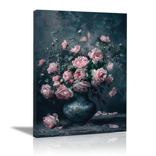 Impression sur toile intissée florale pour sublimer le mur du restaurant