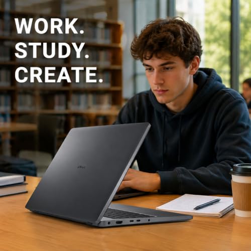 Image of Dell Pro 16 PC16250 Business Laptop, 16 inch FHD+ IPS Anti-Glare Display, Intel Core 5 120U, 64GB DDR5 RAM, 2TB NVMe SSD, Backlit Numeric Keyboard, Thunderbolt 4, Wi-Fi 6E, Windows 11 Pro