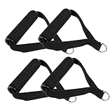 PENIKOKO Mango De Ejercicio Ergonómico Antideslizante para Máquinas De Cable, 4 Unidades Espuma, Resistente y Ligero, Accesorio para Fitness, Entrenamiento Casa y Gimnacio