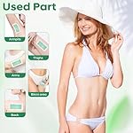 40pcs wax strips - Body Waxing Strips, Wax Kit for Women & Men - Brazilian Wax Kit, Back Waxing Kit, All Skin Types, Arms, Legs, Armpits, Bikini, 98% Natural, Hypoallergenic Odourless, Green - Image 3