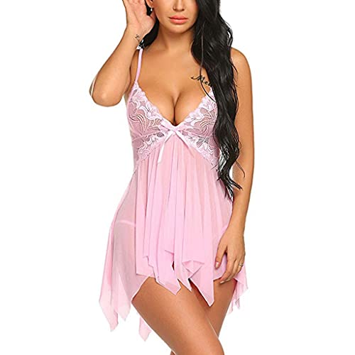 Lingerie for Women Plus Size Lingerie for Women Front Closure Babydoll Sexy Nightgowns for Bride Lace Chemise Lingerie Nighty