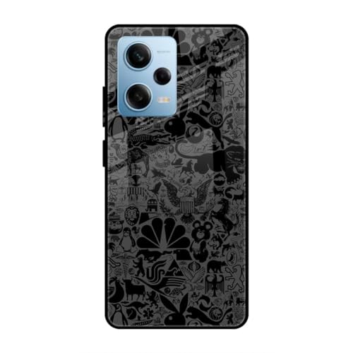 Image of SmashItUp Multicolour |Unique Design Designer Printed TPU Metal Case Mobile Back Cover for Redmi Note 12 Pro 5G
