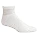 Dr. Scholl's Men's 2 Pack Diabetes and Circulatory Ankle Socks,  White, Shoe: 7-12