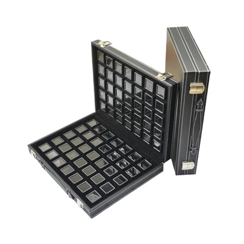 70PCS 3x3cm �_�C�������h�g���C�A��Ύ��[�P�[�X�X�g�[���z���_�[�I�[�K�i�C�U�[�A(Case Black Box)