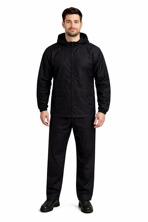 RainCoat for Men Waterproof with Pants Polyester RainCoat For Men Bike RainSuit RainJacket Suit Mobile Pocket with Storage Bag.-picture-42