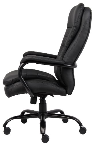 Boss Office Products CaressoftPlus Executive Big & Tall Chair, 400 lb. Capacity, Black (B991-CP) - Image 5