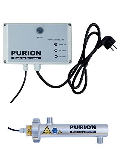 Sistema UV PURION 400 Sistema UV Acqua potabile senza germi con lampada UV-C 10W con monitoraggio della durata di vita