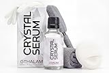 Crystal Serum Light Ceramic Coating Kit 30ml – with Applicator Pad & Prep Spray | Up to 6 Years Protection, High Gloss Shine, Scratch & Chemical Resistant for Car Paint, Trim, Plastic