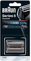 Braun Series 5 electric shaver head replacement 52B, black