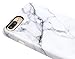 A-Focus Compatible with iPhone 8 Plus Case, iPhone 7 Plus Case, White Marble Stone Pattern IMD Anti-Scratch Anti-Finger Slim Flexible TPU Cover Case for iPhone 7 Plus 8 Plus 5.5 inch Matte Gray 2