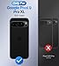 Shields Up Case for Google Pixel 9 Pro XL with Stand, Clear with Double Ring Holder [Adjustable & Foldable] Shockproof Protective Cover