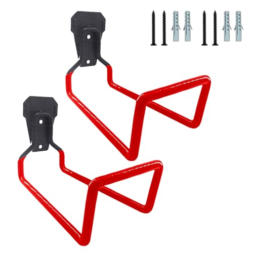 2 praktische Wandschlauchhalter mit Beschichtung für effiziente Gartenschlauchaufbewahrung und platzsparende Aufbewahrung