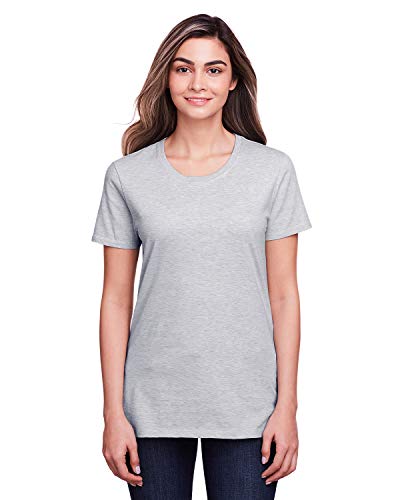 Fruit of the Loom Ladies' ICONIC T-Shirt L ATHLETIC HEATHER