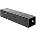 HUBERTÂ® Shelf Dummy Perforated Black Styrene - 23