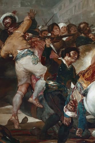 Posters et art El Dos De May de Goya tableau de décoration murale vintage chambre 60x90cm