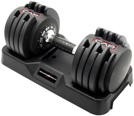 CAP ADJUSTABELL Adjustable Dumbbell Set, Premium Quick Select Adj...