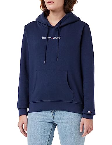 Image of Tommy Jeans Women's Nora Mr Skny Df2271 Heavyweight Knit, Twilight Navy, S