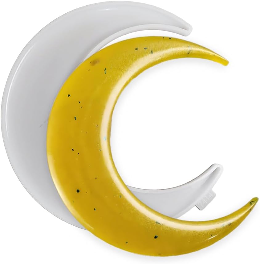Tone Fun Crescent Moon Mold Epoxy Resin Casting Kit for Wall Hanging Window Door Decor, DIY Home Office Decorations, Party Supplies (9.88"x9.57"x0.43" Inch)