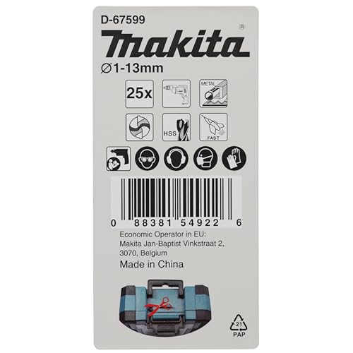 KIT DE BROCAS HSS M-FORCE 25 PECAS