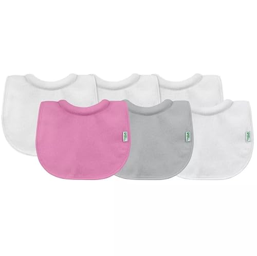 green sprouts Stay-Dry Milk Catcher Bibs | Collar absorbs