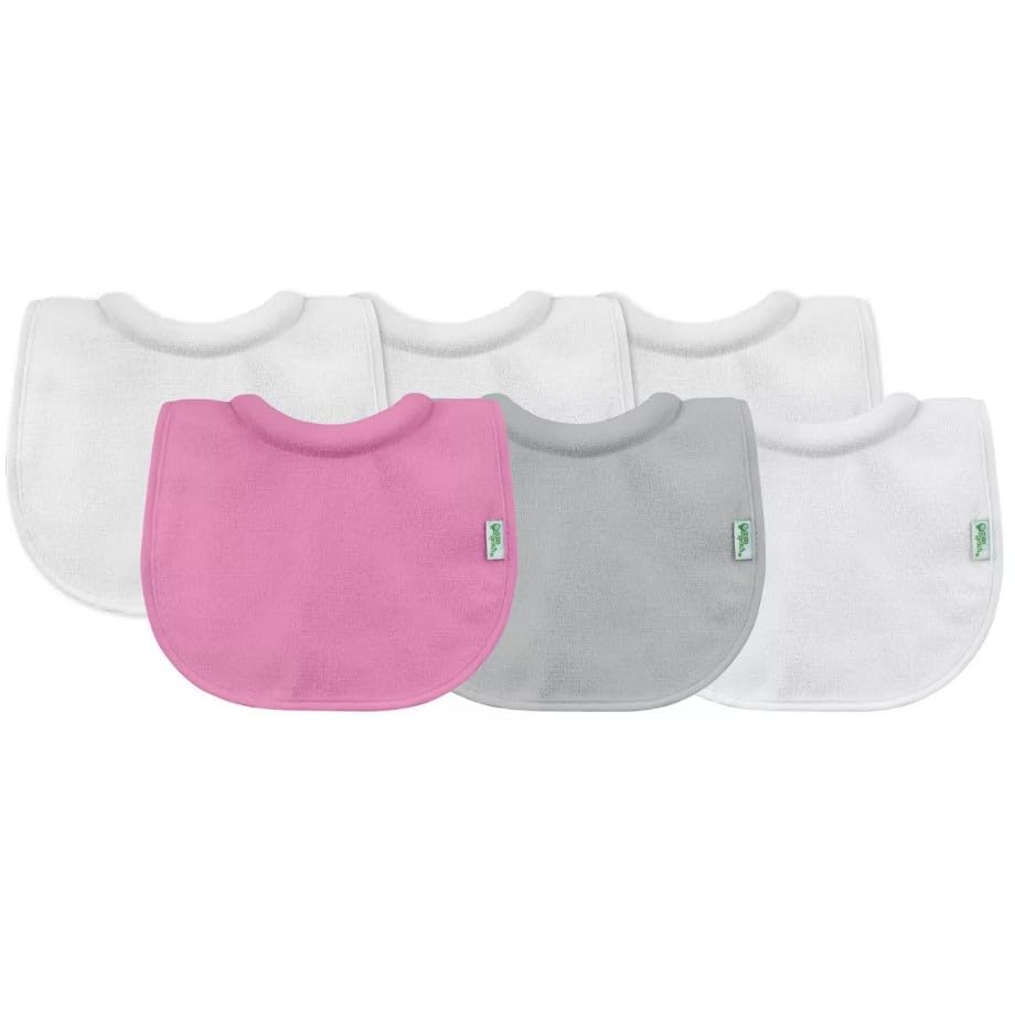 Image of green sprouts Stay-dry Milk Catcher Bibs