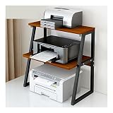 El tamaño del soporte de escritorio resistente es de 60*34*64 CM; la apariencia simple y moderna crea un ambiente de trabajo y de vida más limpio y cómodo para usted, ya sea que lo coloque sobre la mesa o en el piso