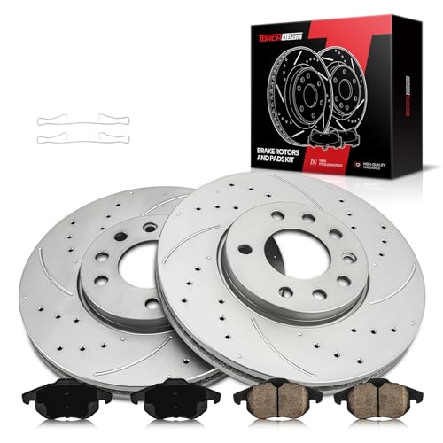 Torchbeam Front Brake Rotors and Pads kit for Saab 2003-2005 9-3 Linear by Torchbeam - Used condition - US$69.48