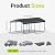 Pro 12x20 FT Metal Carport Heavy Duty for Snow, Car Ports 12x20 with Reinforced Slanted Support Legs, Thicker Frame Garage Shelter Shed for Pickup, Boats, Cars, Motorcycles, Truck and Tractors