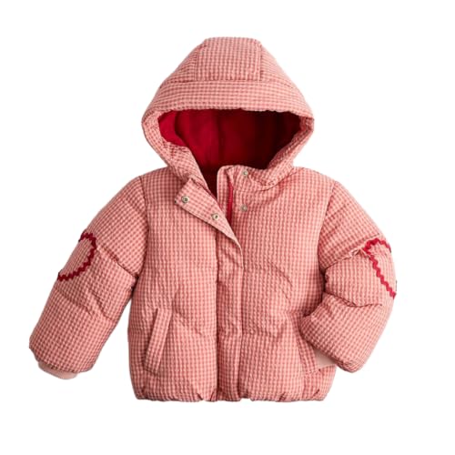 Image of Marks & Spencer Gingham Hooded Puffer Jacket