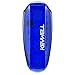 KEYWELL USB Rechargeable LED Safety Light Super Bright Clip on Bike Tail Light Works as Running Light and Warning Light for Runners,Dogs, Joggers,Kids, Stroller,Bicycle Strobe Rear Light (Blue)