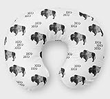Buffalo Nursing Pillow Slipcover Bison Nursery Baby Gift w/ 100% NonToxic USA Cotton/Minky