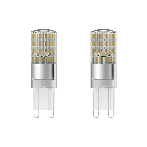Osram LED Star Special Pin / Leuchtmittel, mit G9-Sockel, nicht dimmbar, Ersetzt 30 Watt, Klar, Warmweiß - 2700 Kelvin, 2er-Pack