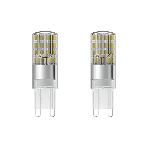 Osram LED Star Special Pin / Leuchtmittel, mit G9-Sockel, nicht dimmbar, Ersetzt 30 Watt, Klar, Warmweiß - 2700 Kelvin, 2er-Pack