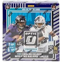 2025 Panini Donruss Optic Football Mega Trading Card Box 1 Autograph or Memorabilia Card Per Box