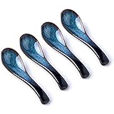 【Einfach Pinterest-würdige Vorspeisen zu kreieren】 Diese eleganten Suppenlöffel im asiatischen Stil sind perfekt für schöne Vorspeisen mit einem Bissen. Legen Sie einfach kleine Portionen auf jeden Löffel und servieren Sie sie auf einer Platte.