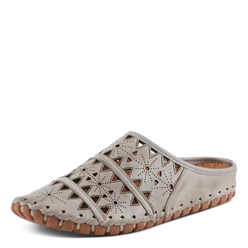 Image of Spring Step Fusalide Slip-On Shoes for Womens - Comfortable Slip-On Shoes with Rubber Outsole - Casual Leather Clogs for Women
