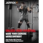Jaffick Weightlifting Elbow Brace - Elbow Sleeve with Dual Adjustable Compression Straps for Bench Press, Powerlifting, Pressing, Men & Women (1 Pair) (Black, L) - Image 5