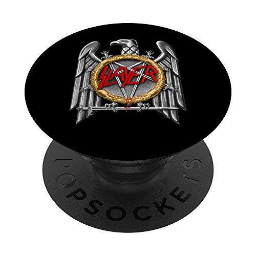 Slayer - Silver Eagle PopSockets PopGrip: Ausziehbarer Sockel und Griff für Handys/Tablets mit Tauschbarem Top Cover