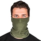 S A CO Official TACTICAL OD GREEN Face Shield, Perfect for All Outdoor Activities, Protects Face Against the Elements