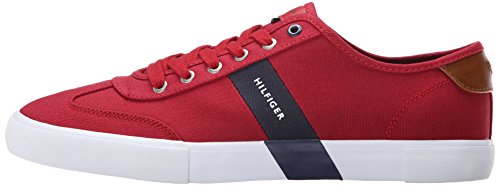 Tommy Hilfiger Men's Pandora Sneaker, Red Canvas, 12 #TOP7