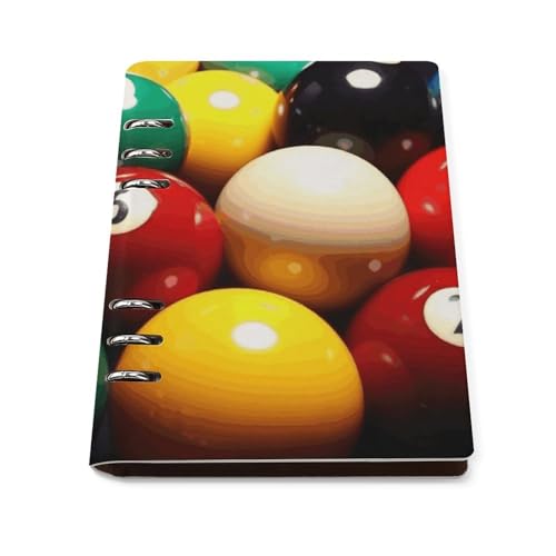Cuaderno A5 de piel sintética Color Billiards el regalo ideal duradero para notas y diario